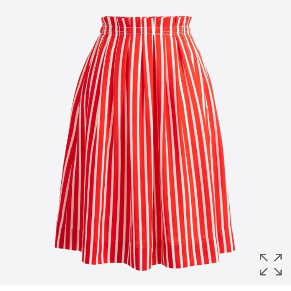 Jcrew striped skirt