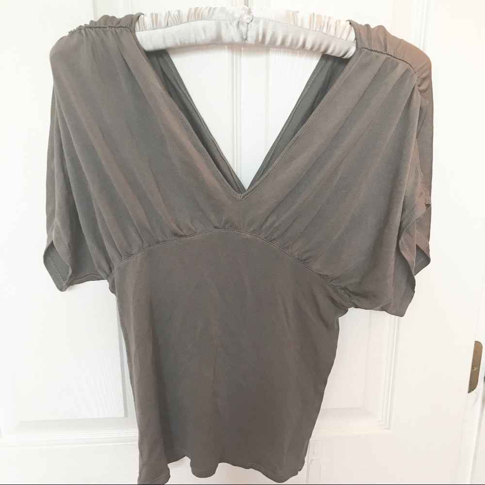 White House Black Market 100% Silk Top EUC