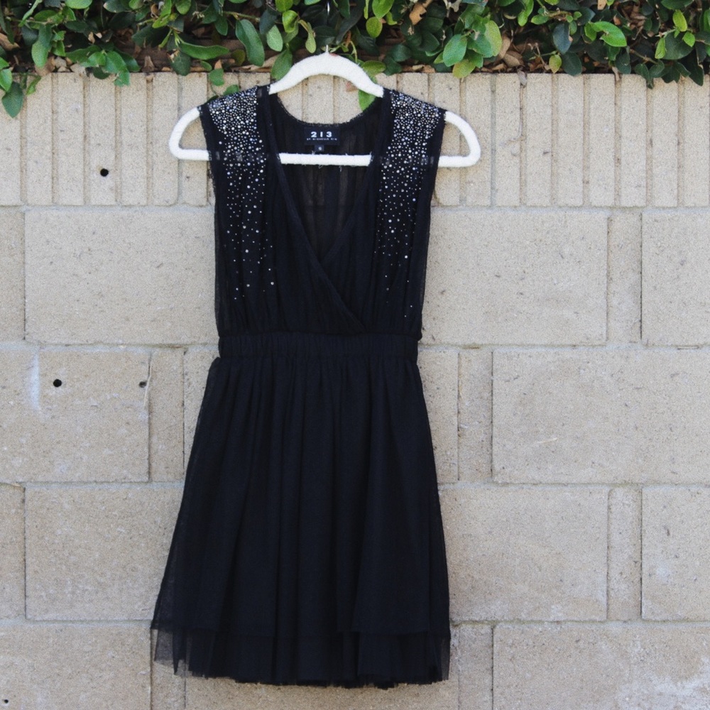 shear black sparkle dress✨