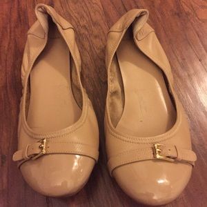 Cole Haan nude flats