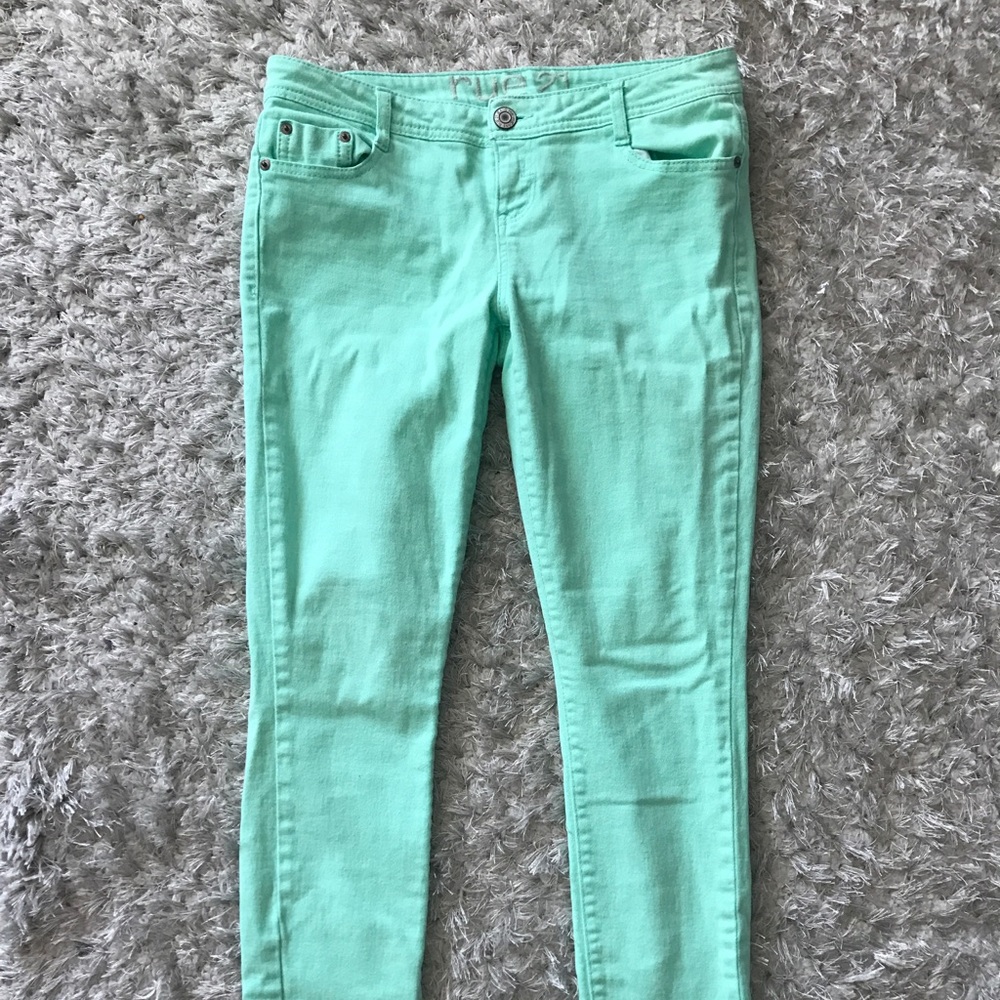 Rue21 Pastel Green Jeans