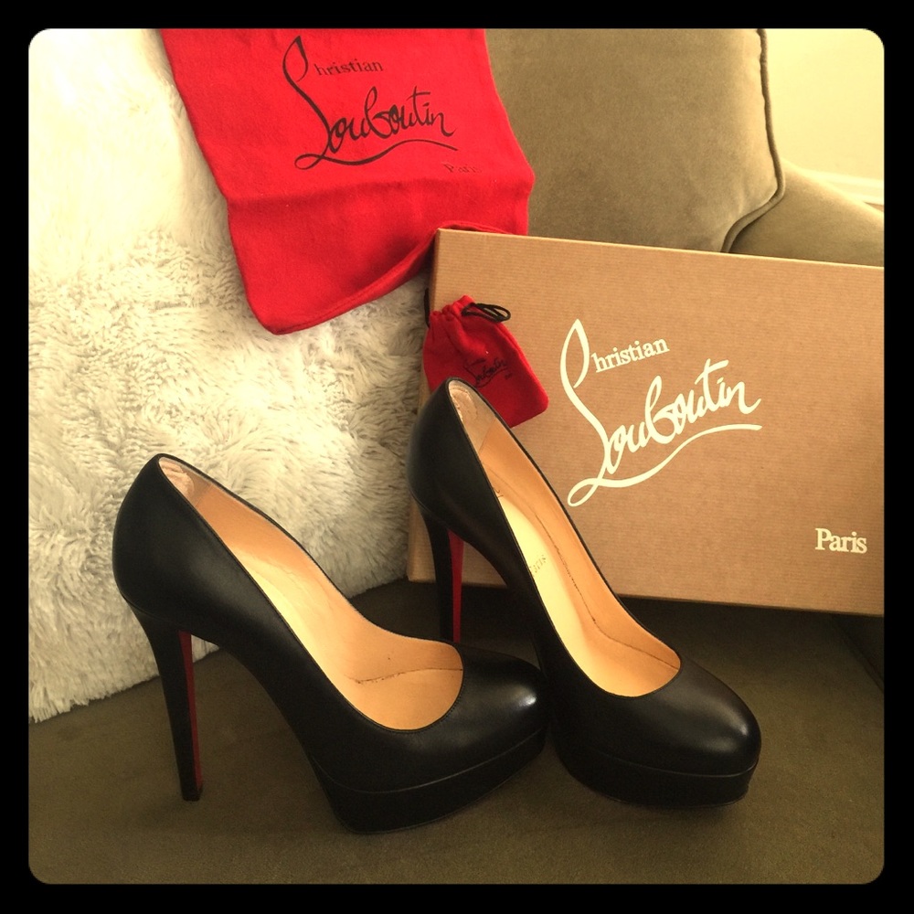 Christian Louboutin Bianca Black Heels.