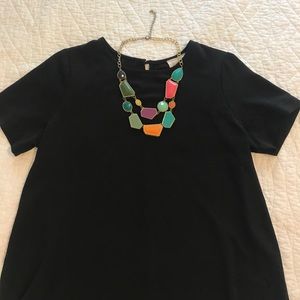 Colorful gems necklace