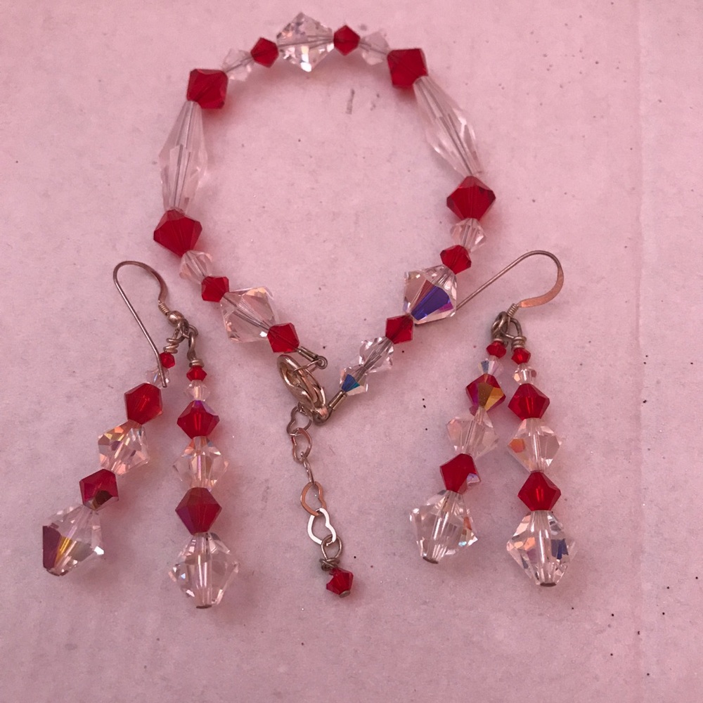 Bracelet. Earrings.