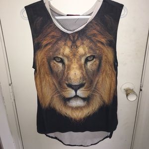 Blush lion shirt