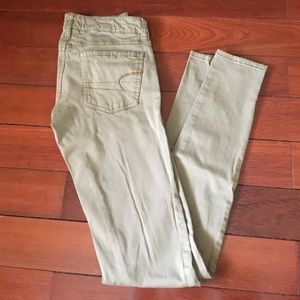 American Eagle Outfitters Khaki Jeggings