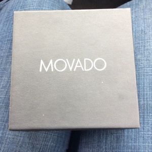 Movado Swiss carbon fiber watch.