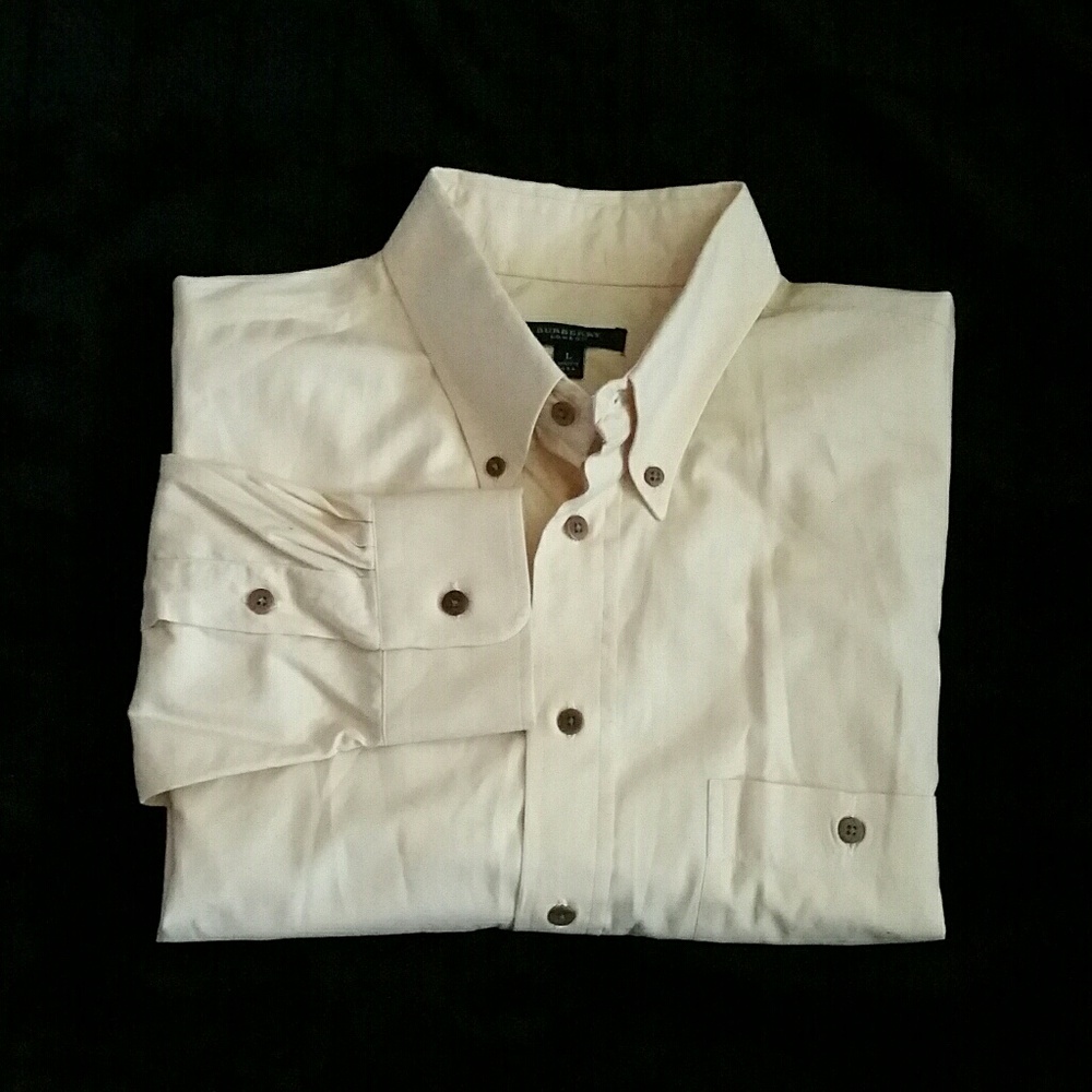 Men's Burberry London Button Down Shirt