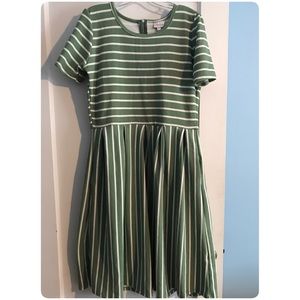 Lularoe Amelia Dress used, with damaged pocket
