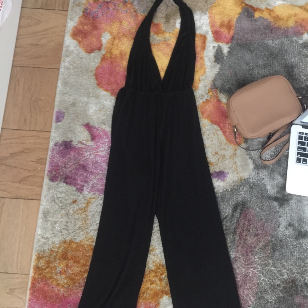 Brandy Melville black halter jumpsuit