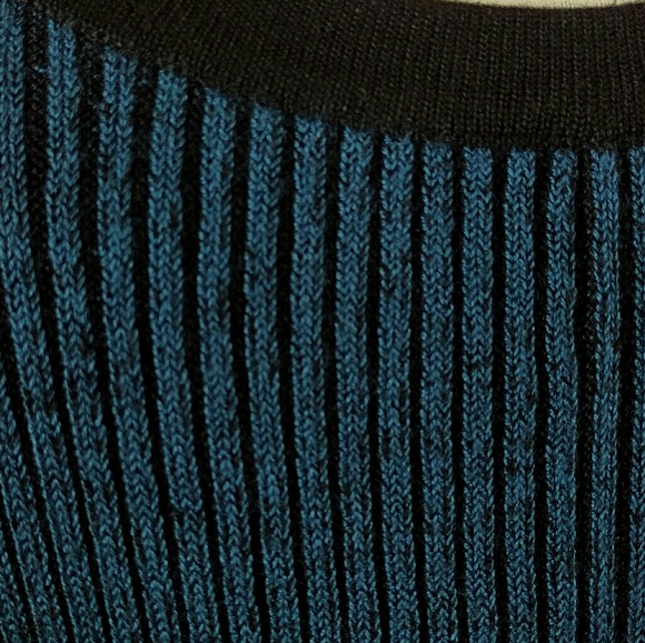 @ Lane Bryant size 22/24 midi ribbed dress Blue - Picture 5 of 6