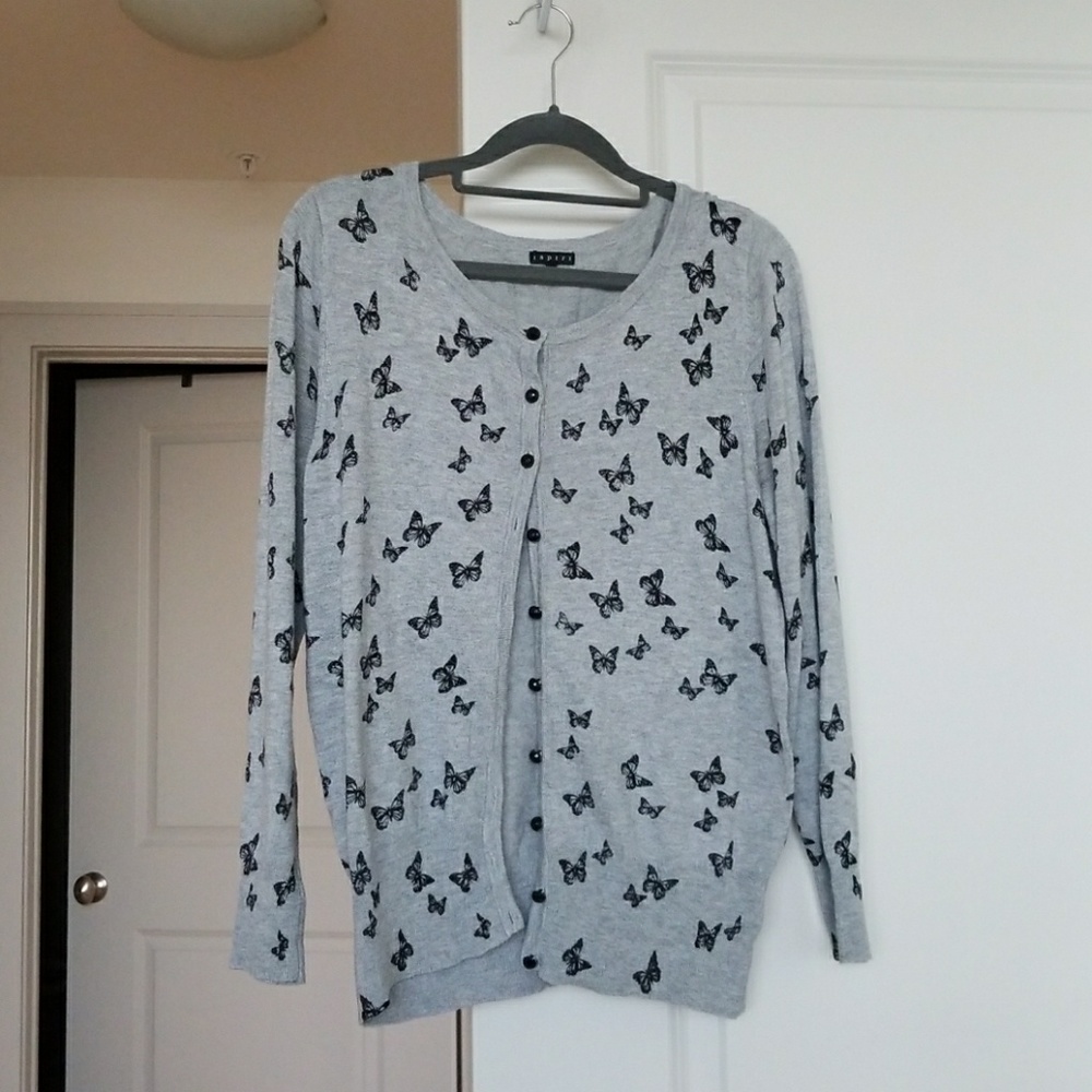 Cardigan - butterfly pattern