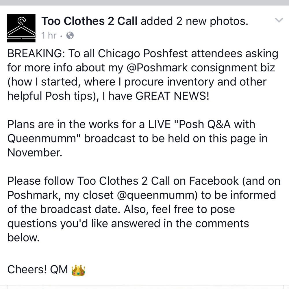 UPDATE! POSHFEST: School of Style panel