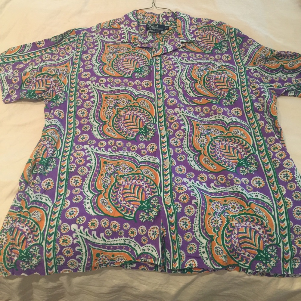 Ralph Lauren Polo men's casual button down shirt