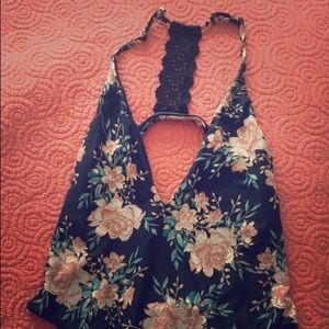 Billabong Floral One Piece Swimsuit