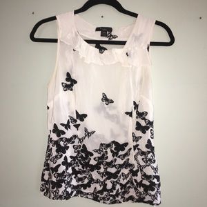 Forever 21 Butterfly Pattern Blouse