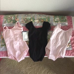 3 toddler dance leotards