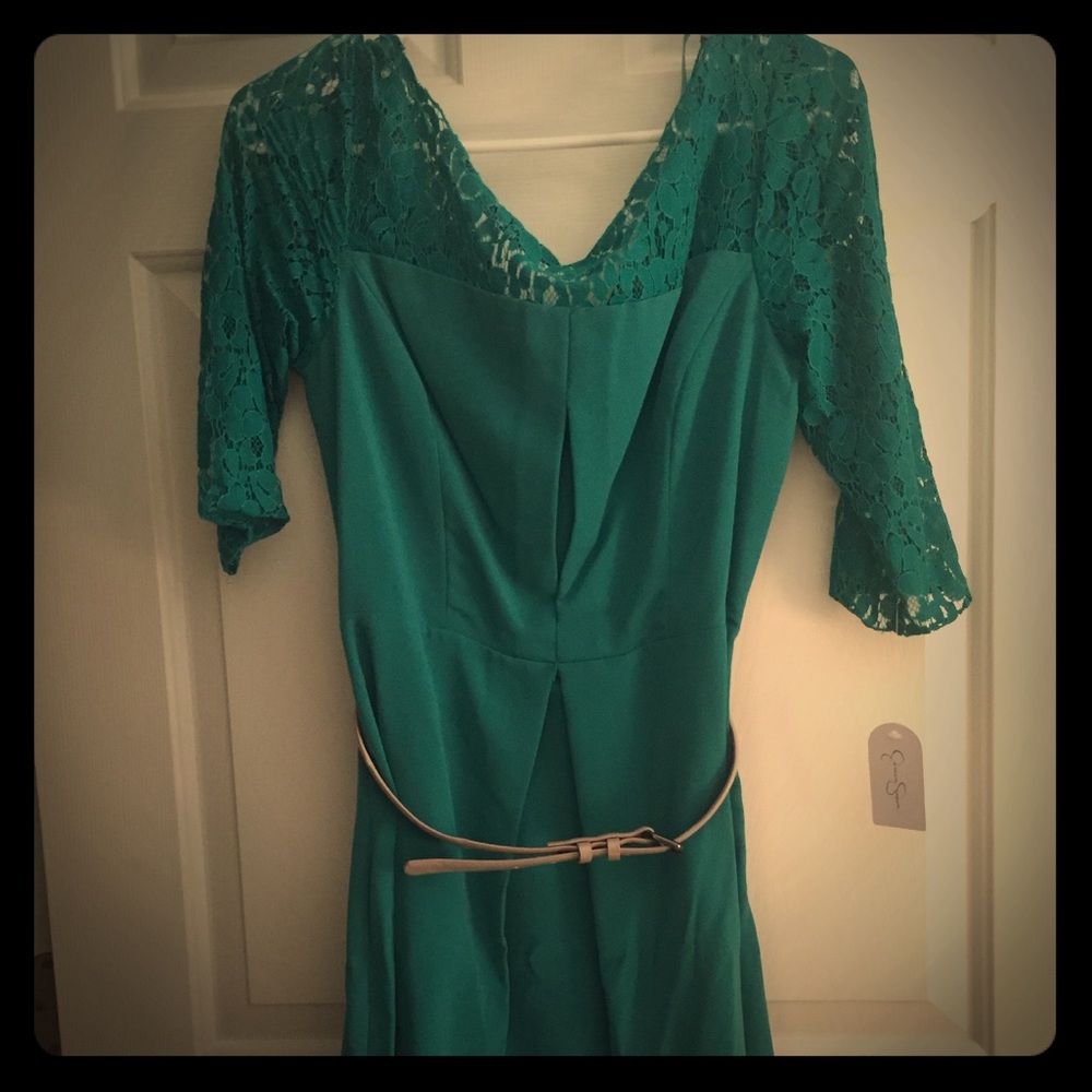 Green Lace Dress- Jessica Simpson