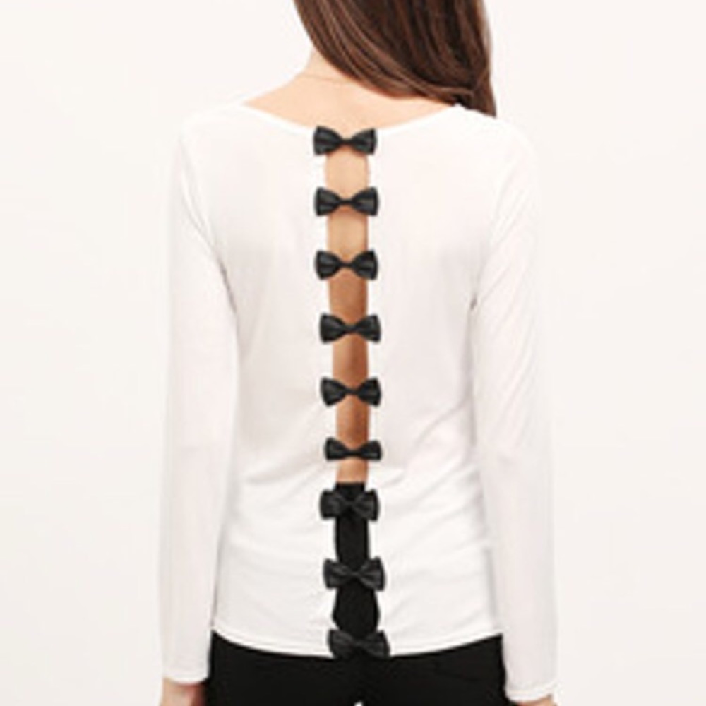 Bow back open back top NWT!