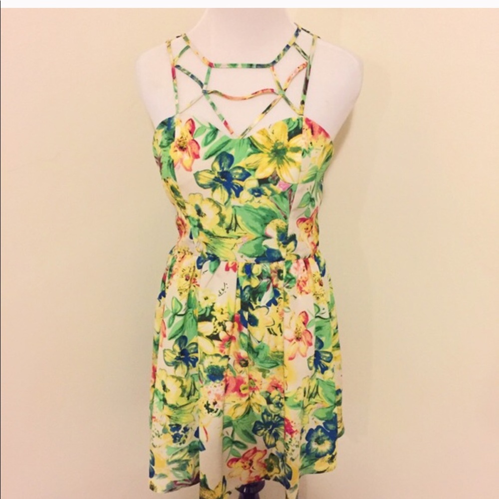 Floral Strappy Dress
