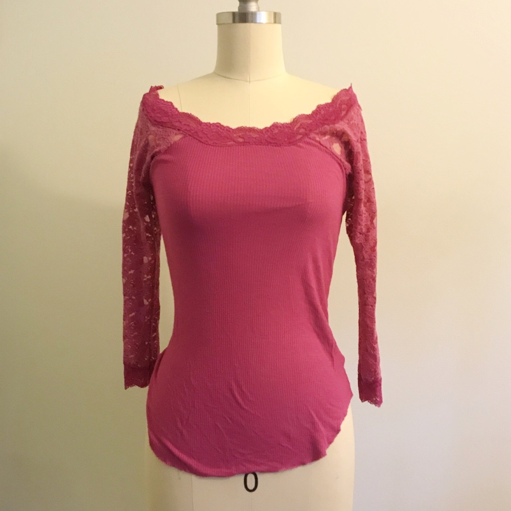 Free People lace top