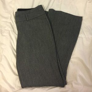 EXPRESS Grey/Black Editor Dress Pant