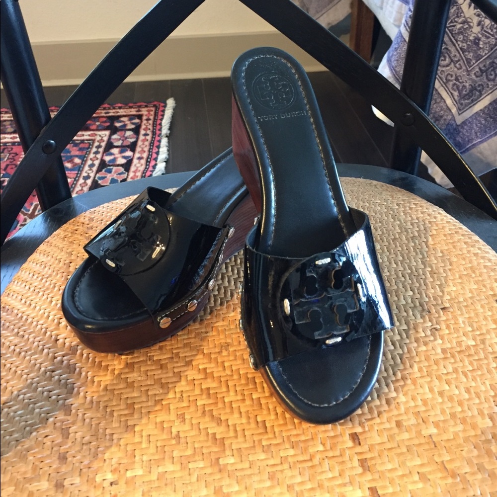 Tory Burch black clogs