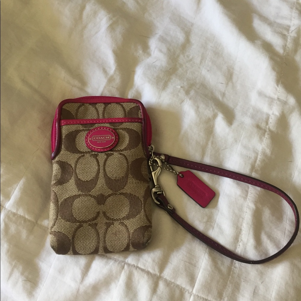 Coach wristlet