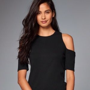 Abercrombie & Fitch Open Shoulders Crop atop Tee