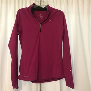 Magenta Nike Quater Zip