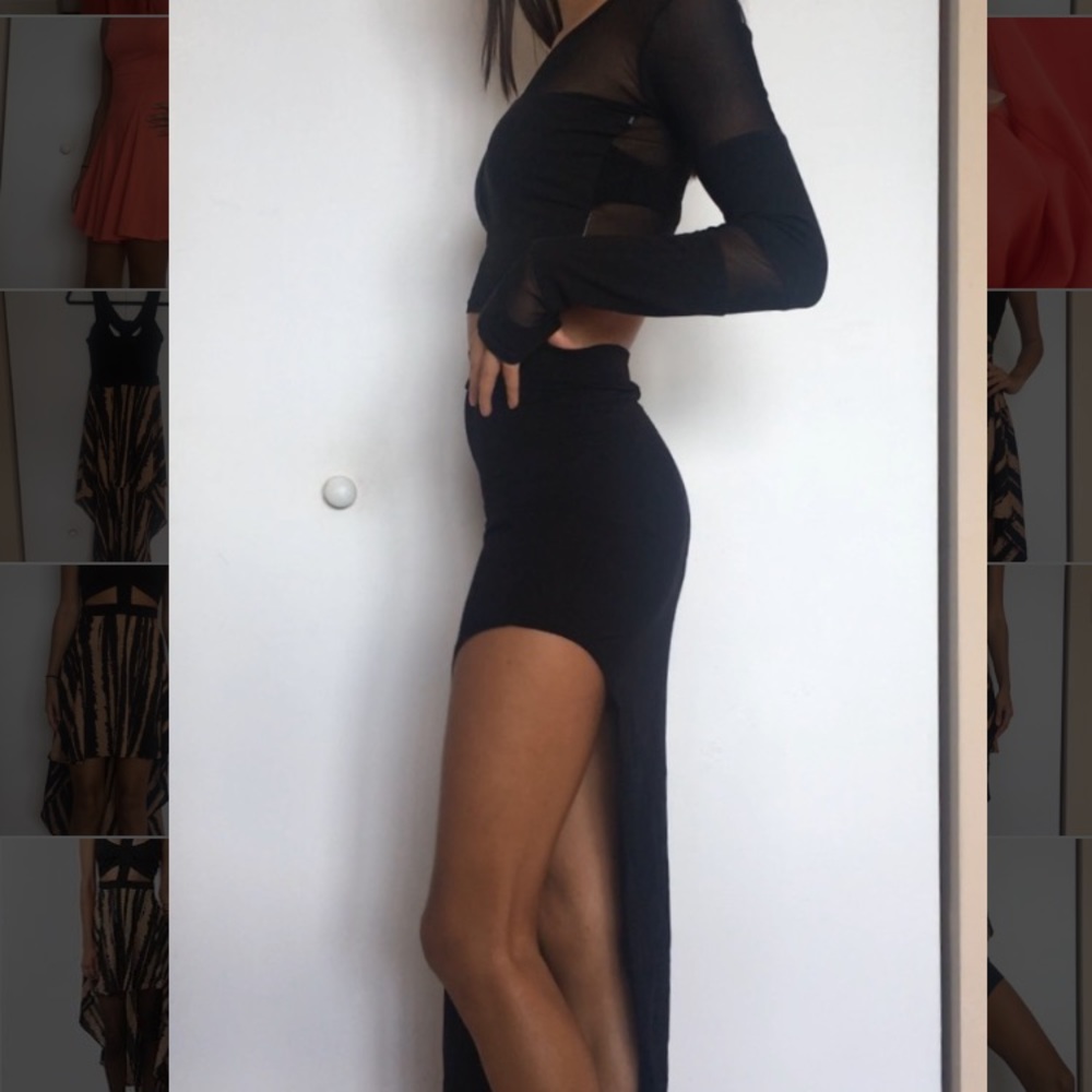 Asymmetrical High-Low Skirt