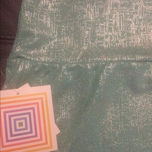 New w/ tag Lularoe mermaid shimmer Cassie skirt S