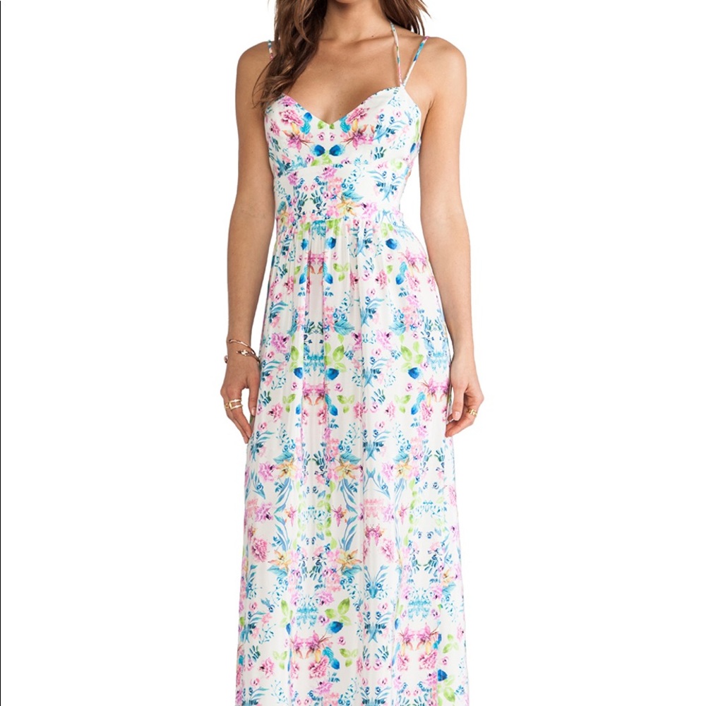 Amanda Uprichard Floral Maxi Gown Size XS NWT
