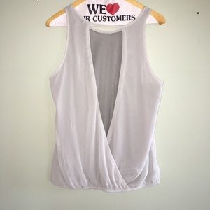 ARDEN B Open Back Blouse