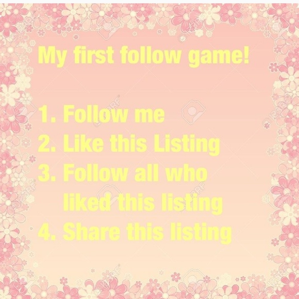 Help me and my first follow game!!!! 😘
