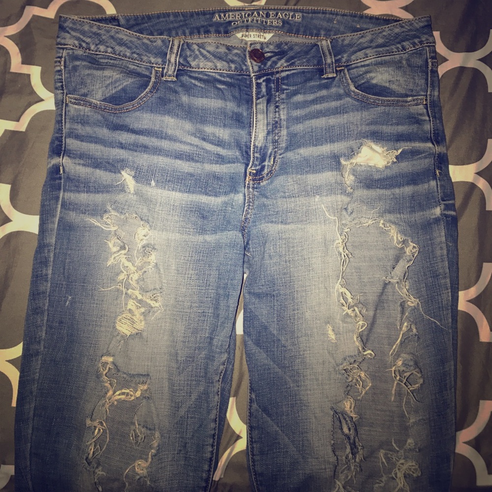 American eagle mid rise jegging ankle jeans