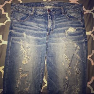 American eagle mid rise jegging ankle jeans