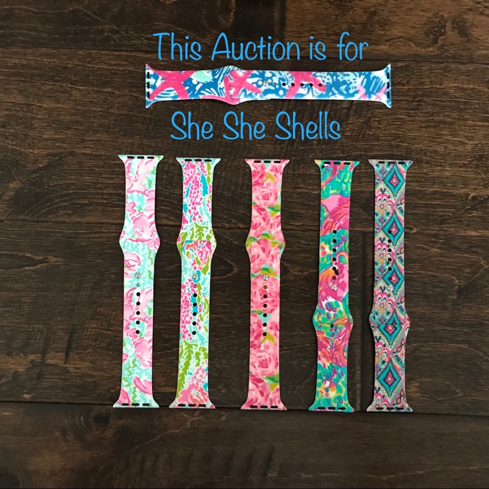 💗Lilly Pulitzer Inspired💗Apple Watch Band 38mmSS