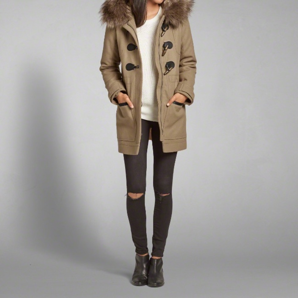 Abercrombie wool Duffle Coat