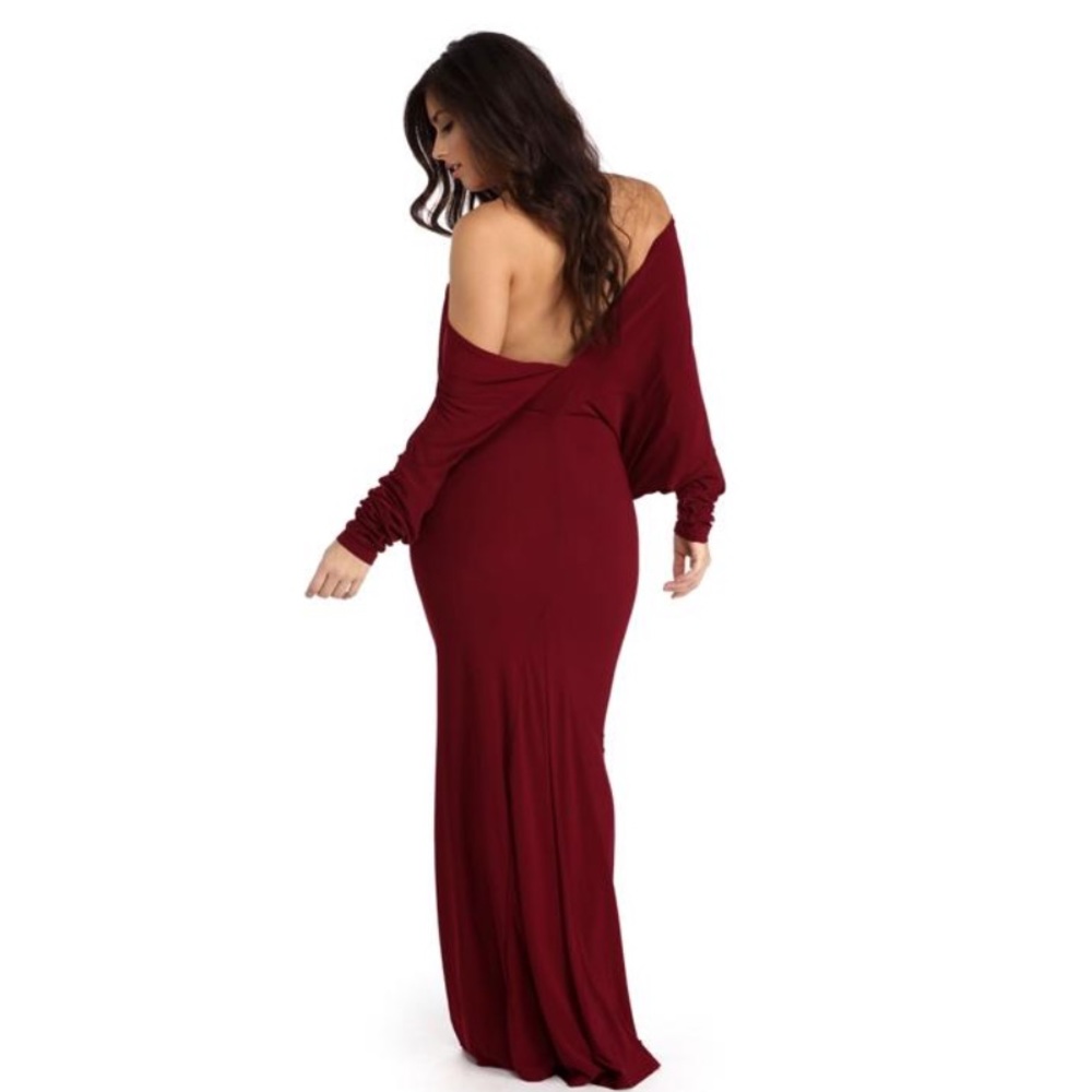 Gorgeous Burgundy Dress