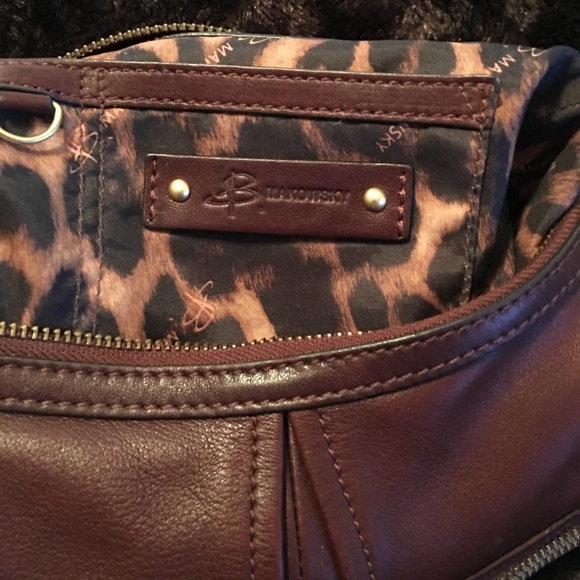 Chocolate leather B. Makowsky hobo! Nice! - Picture 3 of 7