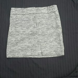 Loft gray space dye mini pencil skirt