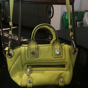 Lime green purse