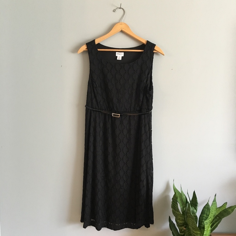 Black Lace Motherhood Maternity Cocktail dress