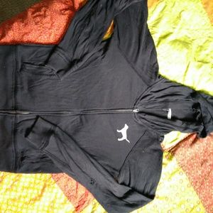 Medium PINK hoodie - some small holes