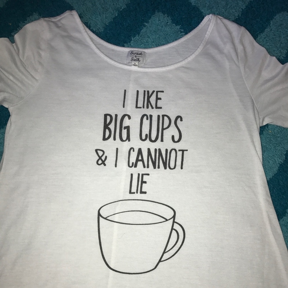 White Graphic Tee