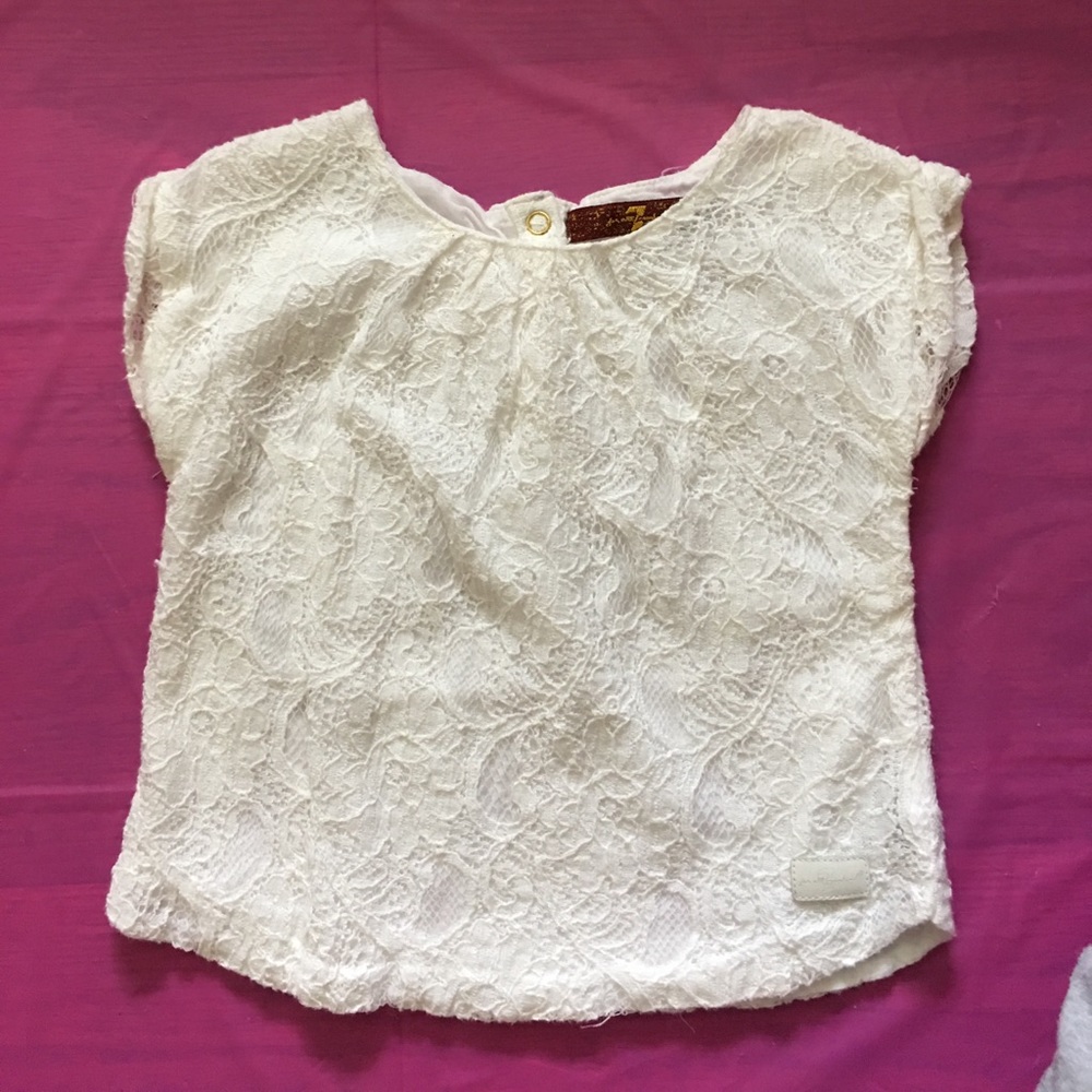 White Lace Shirt❕