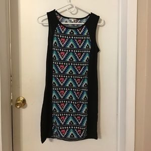 Patterned Mini Dress