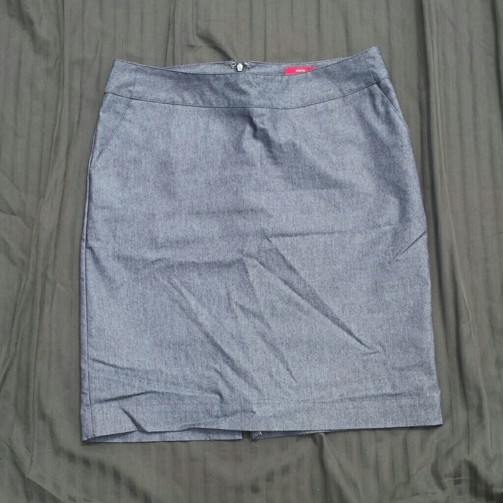 Merona indigo denim pencil skirt fully lined