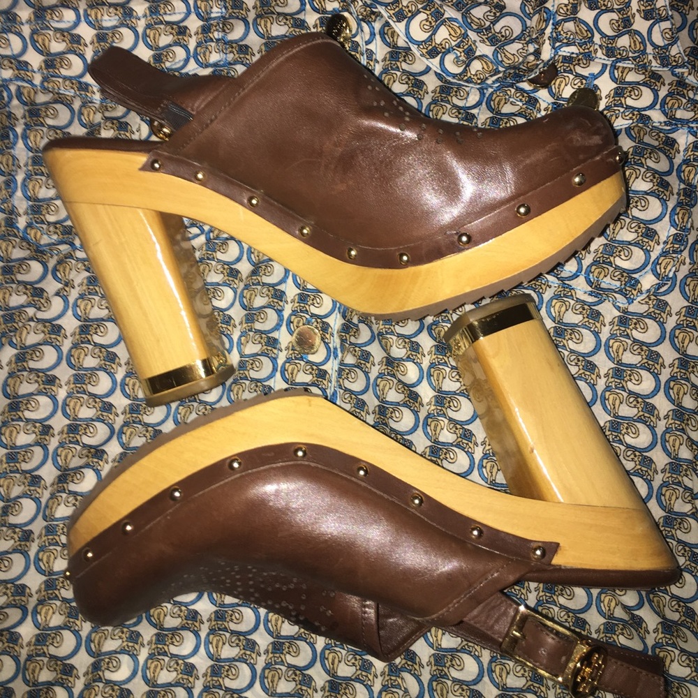 Tory Burch Chunky Heels! Negotiable price!